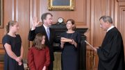 Brett Kavanaugh was confirmed to the U.S. Supreme Court during a private ceremony on Saturday, Oct. 7.