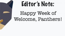 Happy Week of Welcome, Panthers!